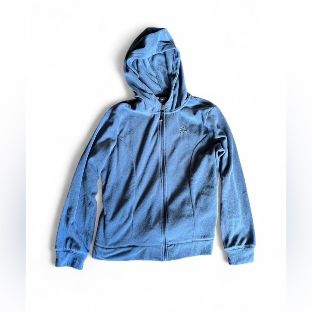 RBX Women’s Light Blue Fleece Zip-Up Hoodie Lightweight Size XXL